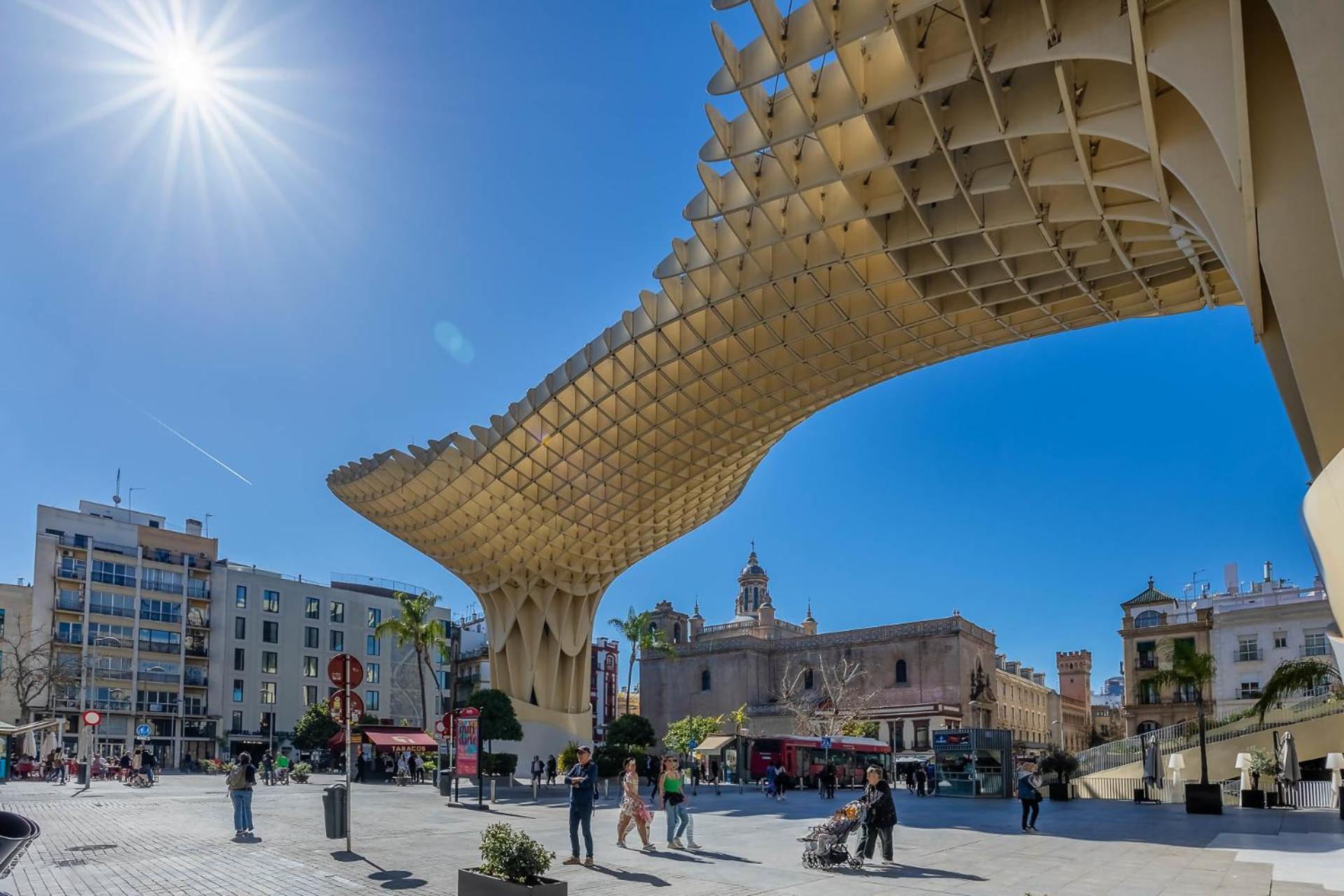 Comfy Away - Estudio En Patio De Vecinos En Las Setas Sevilla Exterior foto